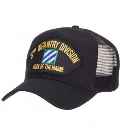Baseball Caps 3rd Infantry Division Patched Mesh Cap - Black - CK124YLAARN