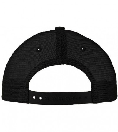 Baseball Caps Trinidad Embroidery Design Low Crown Mesh Golf Snapback Hat Black - CL185DT8XEM