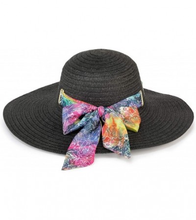 Sun Hats Sun Hat - Rainbow Batik Vlack - C918OEIQKRQ