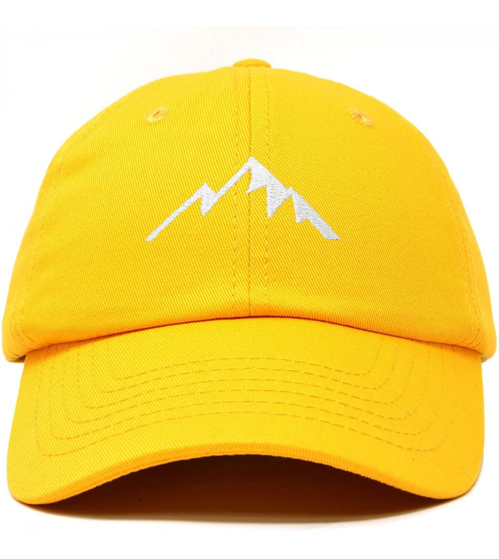 Baseball Caps Outdoor Cap Mountain Dad Hat Hiking Trek Wilderness Ballcap - Gold - CZ18SKW3SW7