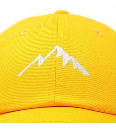 Baseball Caps Outdoor Cap Mountain Dad Hat Hiking Trek Wilderness Ballcap - Gold - CZ18SKW3SW7