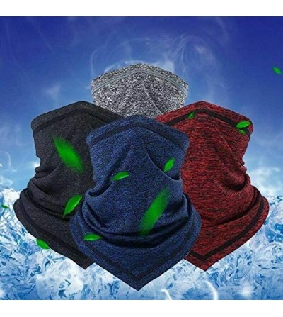 Balaclavas Summer Face Scarf Neck Gaiter Neck Cover Breathable Sun for Fishing Hiking Camping Outdoors Sports - Gray*2 - C119...