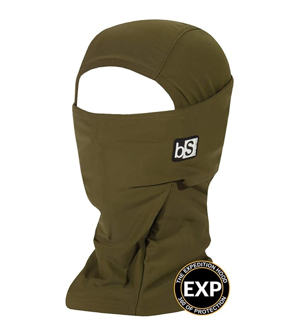 Balaclavas Expedition Hood Balaclava Face Mask- Dual Layer Cold Weather Headwear for Men and Women for Extra Warmth - Olive -...