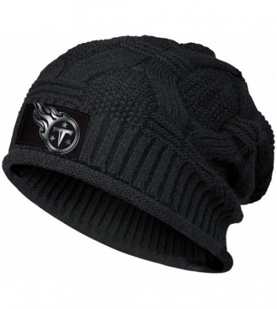 Skullies & Beanies Trendy Winter Warm Beanies Hat for Mens Women's Slouchy Soft Knit Beanie Cool Knitting Caps - Black-26 - C...
