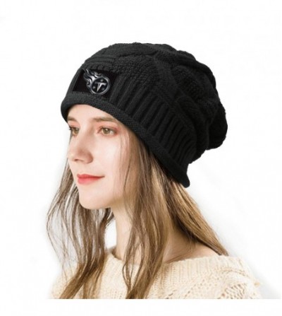 Skullies & Beanies Trendy Winter Warm Beanies Hat for Mens Women's Slouchy Soft Knit Beanie Cool Knitting Caps - Black-26 - C...