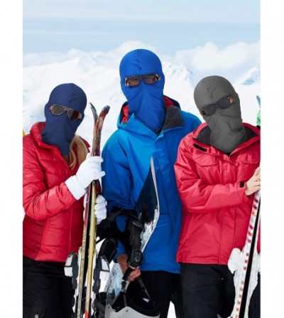 Balaclavas 6 Pieces Balaclava Mask Ice Silk UV Protection Full-face Mask for Women and Men Outdoor Sports (Color Set 3) - CP1...