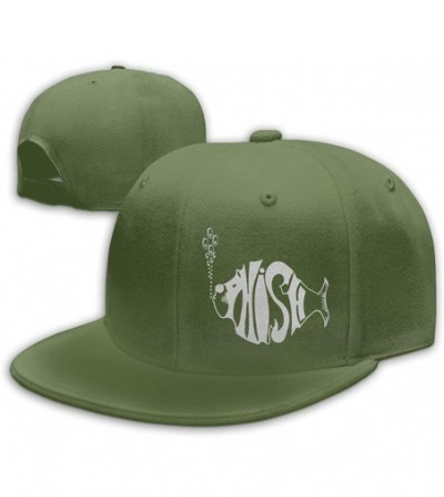 Baseball Caps Men&Women Baseball Hat Phish Logo Baseball Cap Black - Moss Green - C518KZRN734
