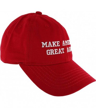 Baseball Caps Make America Great Again Hat - Donald Trump Campaign Baseball Hat Variations - USA. - Red - CO12O4VVKXU