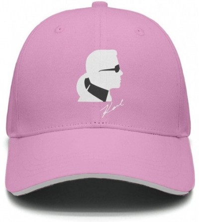 Baseball Caps Karl-Lagerfeld-Yellow- Baseball Cap for Men Women-Classic Cotton Dad Hat Plain Cap Low Profile - CC18Q40I66X