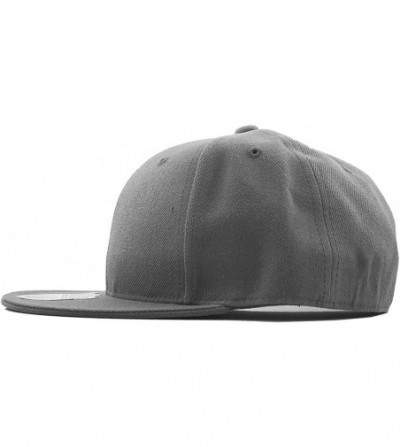 Baseball Caps The Real Original Fitted Flat-Bill Hats True-Fit - 05. Dark Gray - CM124SD3GAB