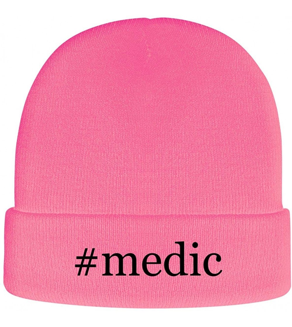 Skullies & Beanies Medic - Hashtag Soft Adult Beanie Cap - Pink - CD18AXIQ07L