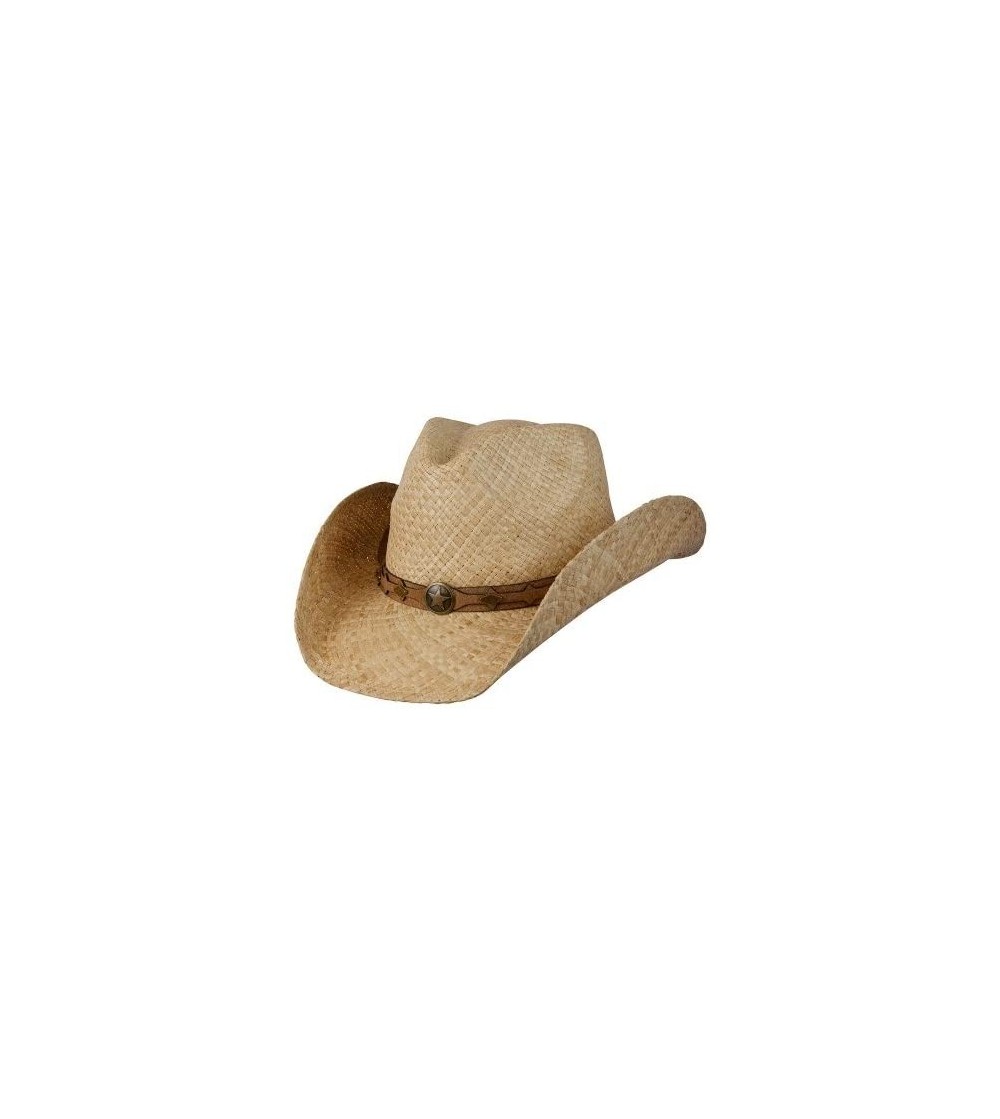 Cowboy Hats Country Western Raffia Shapeable Hat - Natural - CQ11DQ84JCZ