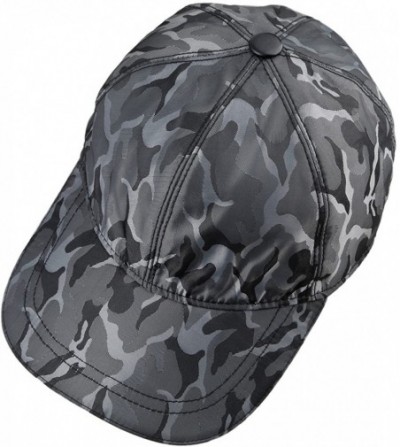 Baseball Caps Baseball Cap Hat- Adjustable Ball Caps Camo Hats Fishing Hunting Sun Cap - Dark Grey - CI18CGRHXSZ