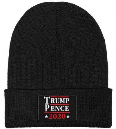 Skullies & Beanies Unisex Knit Hat Trump 45 Squared 2020 Second Presidential Term Warm FashionKnit Caps - Black - CR192E55IT5