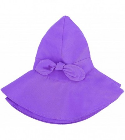 Sun Hats Baby's UPF 50+ UV Protection Outdoor Beach Sun Hat - Light Purple - C8194ATHLDA