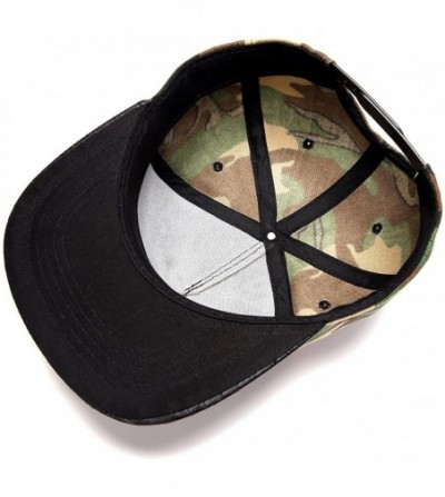 Baseball Caps Ralink Pistol Adjustable Flat Bill Snapback Men Baseball Hip-hop Cap Hat for Women's - Camouflage - CW18EO637DH