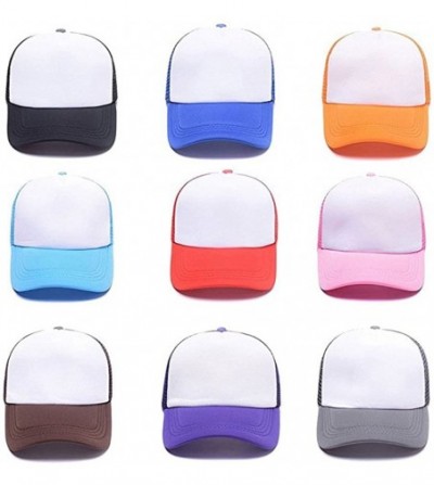 Baseball Caps Customized Trucker Hat Personalized Baseball Cap Adjustable Snapback Men Women Sports Hat - Trucker Gray - CH18...
