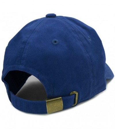 Baseball Caps Washed Cotton Dad Cap - Royal Blue - CD18722XRHO