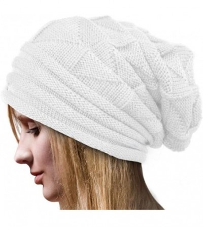 Skullies & Beanies Headwear Cable Knit Beanie Beanie Hats for Women & Men Winter Soft Warm Ski Cap - Red - C518A8WEOQ9