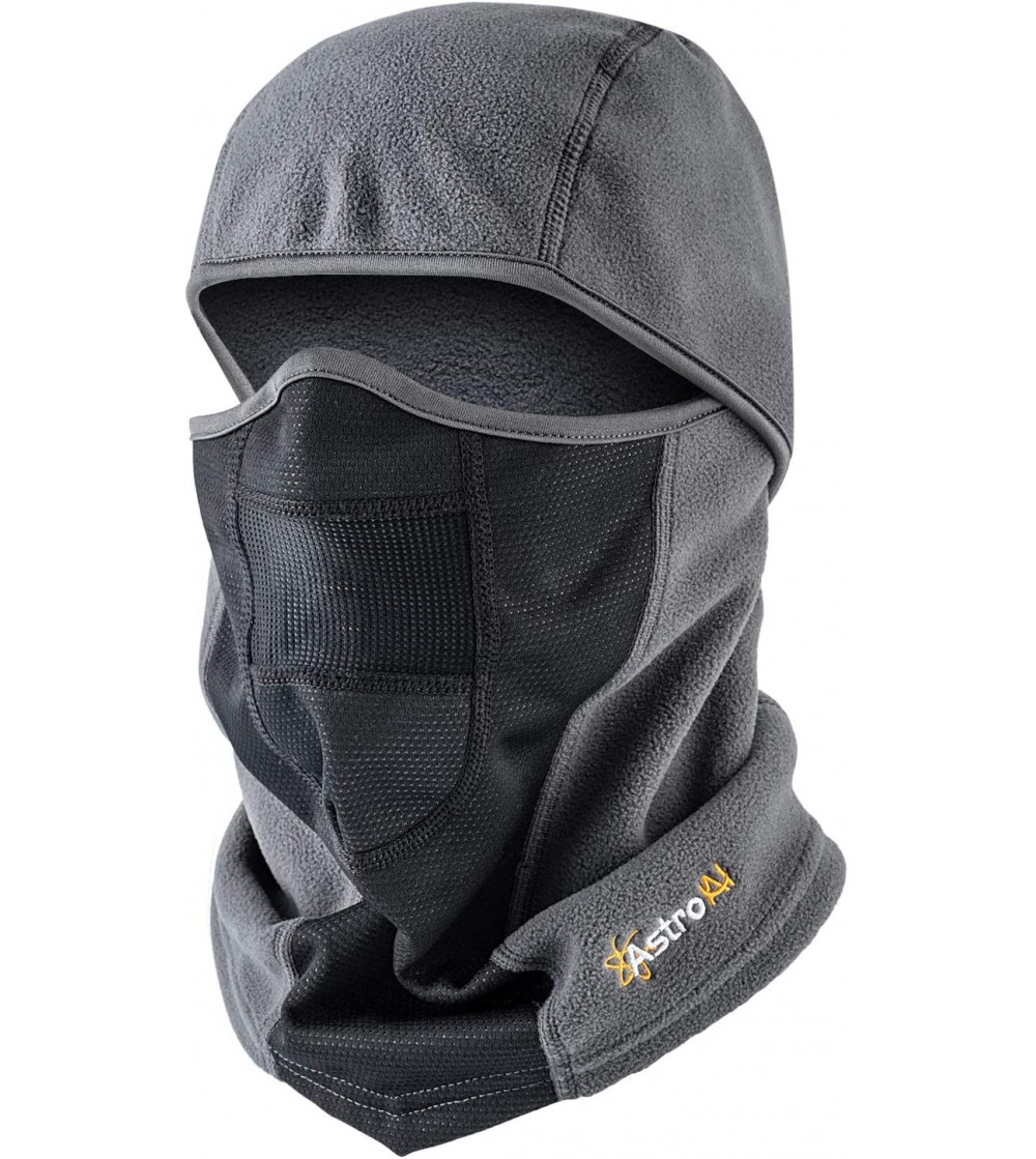 Balaclavas Face Mask Windproof Ski Mask Balaclava for Men Women- Gray - Grey - CZ18WIQD5TG