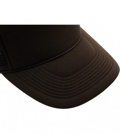 Baseball Caps Premium Trucker Cap Modern Summer Urban Style Cap - Adjustable Snapback - Unisex Design - Mesh Back - Dark Brow...