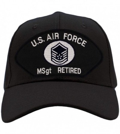Baseball Caps US Air Force - Master Sergeant Retired Hat/Ballcap Adjustable One Size Fits Most (Multiple Colors & Styles) - C...