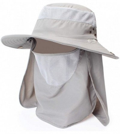 Sun Hats Unisex Fishing Hat Men Sun Protection Cap Garden Travel Lawn Work Outdoor Sports Hiking Hats Neck Flap - C018SKYT2OT