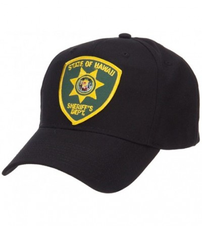 Baseball Caps Hawaii State Sheriff Patched Cap - Black - CS124YMRHDJ