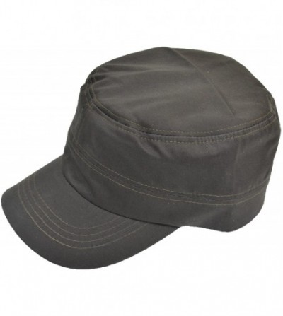 Baseball Caps Vintage Army Military Cadet Hat Unisex - Dark - CV184KZXH53
