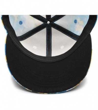 Baseball Caps Men/Women Print Adjustable Doritos-Corn-Flake-Logo- Outdoor Flat Brim Trucker Cap - Blue-72 - CF18QLLUC64