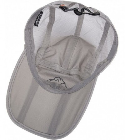 Sun Hats UPF50+ Protect Sun Hat Unisex Outdoor Quick Dry Collapsible Portable Cap - B1-light Grey - CC182QCTEKG