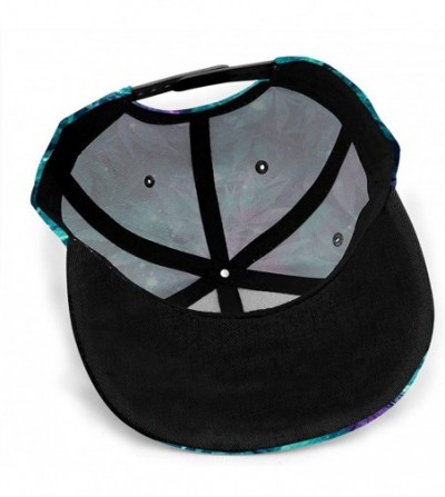Baseball Caps Adjustable Snapback Hat Unisex Hip Hop Flat Brim Baseball Cap Galaxy - Ganja - CS18ATKK5UI
