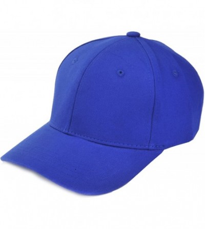 Baseball Caps Plain Baseball Cap - Blue - CX186SYZLOS
