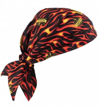 Skullies & Beanies Chill-Its 6710CT Evaporative Cooling Dew Rag- Flames - Flames - Each - C611C0WHV19