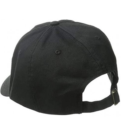 Baseball Caps Twill Cap for Men and Women Baseball Cap Softball Hat with Pre Curved Brim - Black - CE111QVGJXL