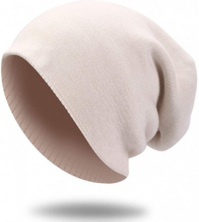 Skullies & Beanies Beanie for Women Solid Color Hat Skull Skully Cap Toboggan Fashion Fall Winter Wool Wool Cap - L-2 - CV18Y...