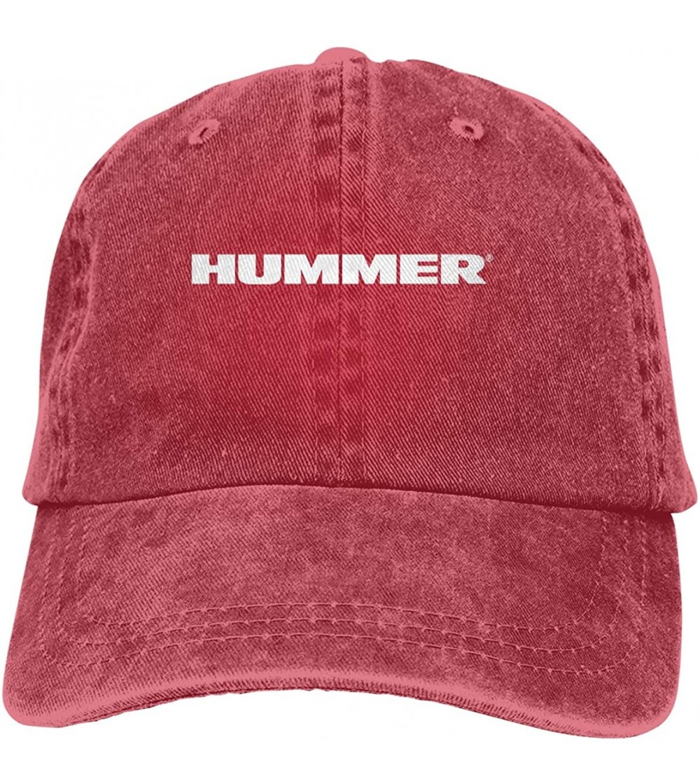 Baseball Caps Designed Printed Casual Cap Hummer Logo New Baseball Cap - Red - CO18W078RXY