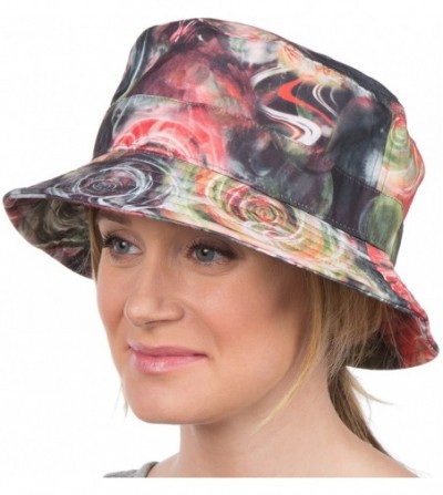 Sun Hats Gemma Colorful Design Cloche Bucket Bell Summer Hat - Grey - CD11VP5YSUJ