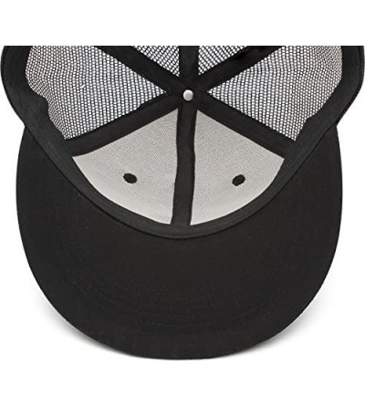 Sun Hats Unisex Mesh Flat Cap -Logo-Funny- Caps for Mens Womens - Slipknot Logo Funny-13 - C818K75T5CR