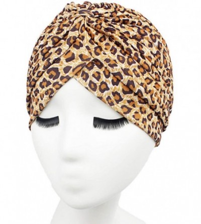 Skullies & Beanies Women Turban Hat Hair Wrap African Jersey Magic Headband Turbans Headwrap Bohemian Boho Chemo Cap - Light ...