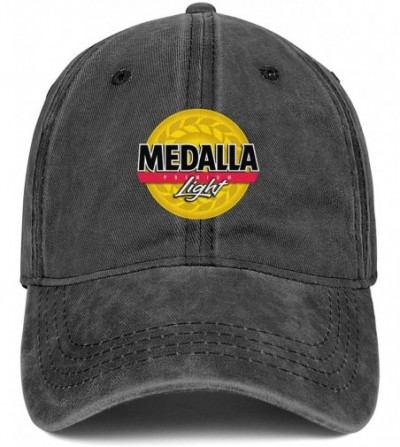 Baseball Caps Medalla Light Women Men Denim Ball Cap Adjustable Snapback Sun Hat - Medalla Light-9 - CY18WKDC6SU