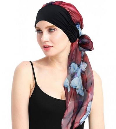 Skullies & Beanies Chemo Headwear Headwrap Scarf Cancer Caps Gifts for Hair Loss Women - New Pistil - CG18ELEIEUQ