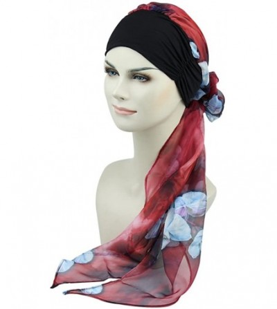 Skullies & Beanies Chemo Headwear Headwrap Scarf Cancer Caps Gifts for Hair Loss Women - New Pistil - CG18ELEIEUQ