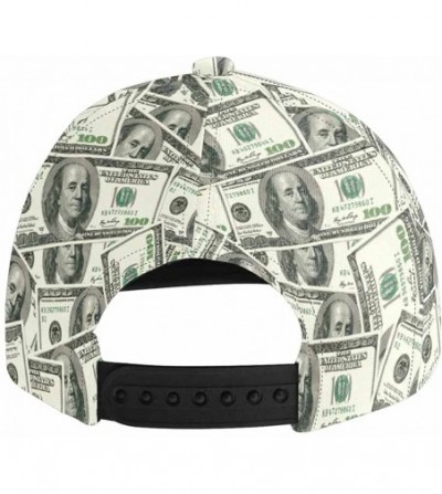 Skullies & Beanies 100 Dollar Bills Classic Dad Hat Adjustable Plain Cap - C718EEETYWN