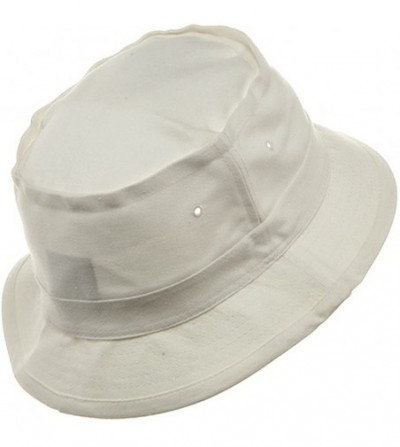 Bucket Hats Fishing Hats (03)-White for Hiking Camping Golf Sun Block (L/XL) W12S44C - C51118P36Y5