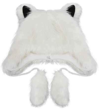 Cold Weather Headbands Earmuff Winter Thermal Motorcycle Costume - White - CK187AGUIC6