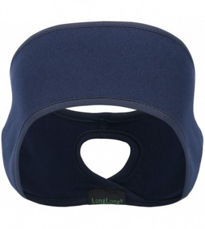 Cold Weather Headbands Headband Stretch Headwear Perfect - Dark Blue - C418XRTXI9N