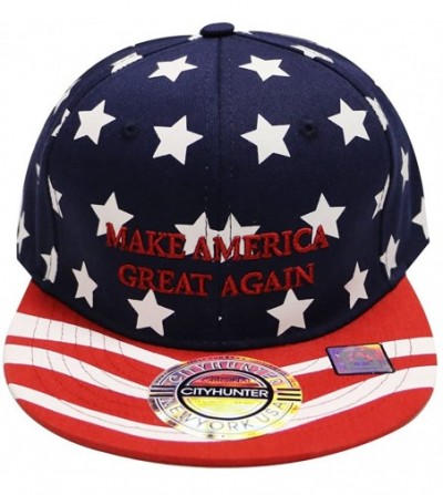 Baseball Caps Trump Make America Great Again Snapback Caps Navy - CQ12EDN4ERL