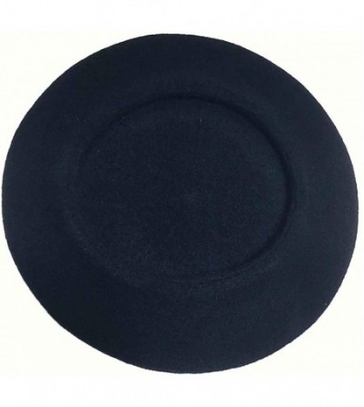Berets Heritage Traditional French Wool Beret - Marine - CJ18UES58R6