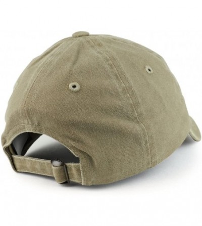 Baseball Caps Pizza Fastfood Embroidered Washed Cotton Unstructured Dad Hat - Khaki - C9187CCZKNZ